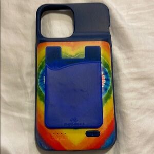 Chargeable Blue Smartphone Case with Colorful Design IPHONE 12 PRO MAX